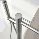 Frei stehende Armatur Rea Clif Brush Nickel