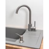 Spülbecken granit Nils Grey set 5in1