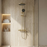 Rea Lungo Stripe Brush Gold kultainen suihkusetti