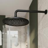 Okrugla tuš ruža REA JS-021B Black