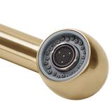 Grifo para cocina REA Troy oro cepillado