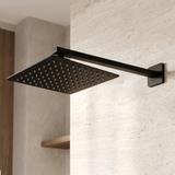 Kvadratna tuš ruža REA JS-P015B 25cm Black