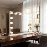 Spiegel LED HOLLYWOOD White 80x60