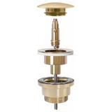 Waschbeckenstöpsel universal click-clack Rea GOLD Antique