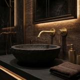 Wall Mounted faucet REA Venti Brush Gold
