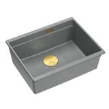 Granitspülbecken Logan 100 Grey Metallic
