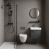 Badezimmermöbel-Set mit Waschbecken Molly 40cm Grey
