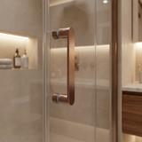 Duschkabine Rea Bruno 90x90 Brush Copper