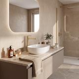 Bathroom faucet Rea Grace Brush Gold High