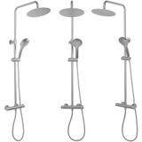 Set doccia con termostato REA VINCENT NICKEL BRUSH INOX