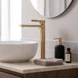 Waschbeckenarmatur PREMIUM Rea Maxim Brush Gold High