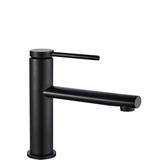 Waschbeckenarmatur Rea Oval Black Low