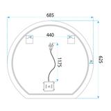 Mirror LED 70cm Fabio