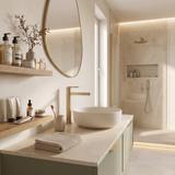 Bathroom faucet Rea Grace Brush Gold High