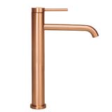Slavina za umivaonik CLIF Brush Copper HIGH