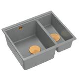 Granitspülbecken Logan 150 Grey Metallic