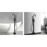 Vloeren  badmengkraan Rea Ortis Black