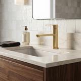 Waschbeckenarmatur Rea Arcos Brush Gold