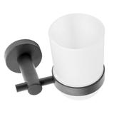 Bathroom mug 322233A LEO Dark Titanium