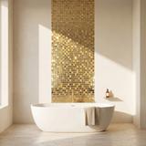 Mosaik Dekor P14016 30x30cm Gold Glass