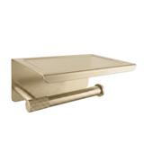 Toilettenpapierhalter mit Ablage 6613 Modern Gold Brush
