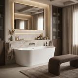 Acryl Wandmontage Badewanne CAPRI 170 cm