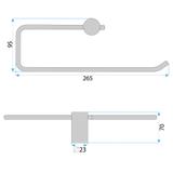Patère de salle de bain A62310 OTTO Chrome