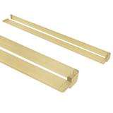 Rea Aero Intimo Gold Brushed N 120 Walk In dušisein riiuli ja Evo riidepuuga