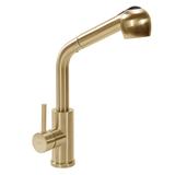 Grifo para cocina REA Troy oro cepillado