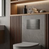 Gestell unterputzset Slim 024N für WC becken mit T taste Tytan