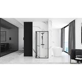 Душевая кабина Rea Space In Black 80x100