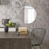 Spiegel mit Seil 40CM silver KLMH-0410S-1
