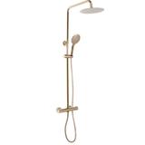 Conjunto de chuveiro REA VINCENT dourado com termostato