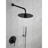 Juego de ducha oculto Rea Lungo Black + BOX