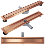 REA Neox pro Linear Drain Brushed Copper 60