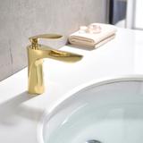 Waschbeckenarmatur Rea Orbit Gold Low