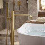 Freistehende Badewannenarmatur Rea Foster Brush Gold