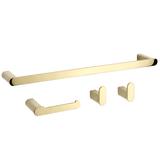 Badezimmer-Accessoire-Set Mati Gold 4-teilig