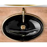 Countertop Basin Rea Meryl Black / Gold