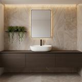 Nablatni umivaonik REA Aura 51 White Matt