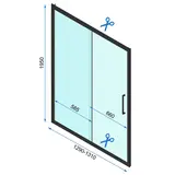 REA Rapid Slide ΣΥΡΟΜΕΝΗ ΠΟΡΤΑ ΝΤΟΥΖΙΕΡΑΣ 130 cm Gold