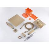 Inbouw regendoucheset Rea Fenix ​​​​Gold + Box