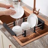 Stahlspüle mit 3-teiligem Zubehörset REA Liam Brush Copper