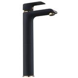 Waschbeckenarmatur REA Bloom Black Gold high