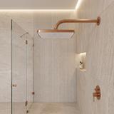 Правоъгълна душ пита REA JS-032 Brushed Copper