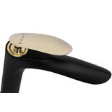 Waschbeckenarmatur Rea Orbit Black Gold low