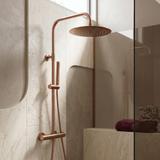 Kerek esőztető zuhanyfej REA JS-P014BRG 30cm Brush Copper