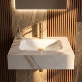 Wandwaschbecken REA Aresa Grey Gold 60