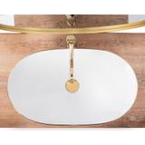 Aufsatzwaschbecken Rea Royal Gold Edge