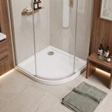 Duschkar Rea Look White 80x80